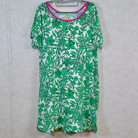 NWOT Lilly Pulitzer Ivey Midi Dress, Crew Neck 1/4 Sleeves Size  Large - Picture 1 of 8